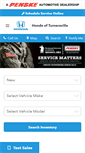 Mobile Screenshot of hondaofturnersville.com